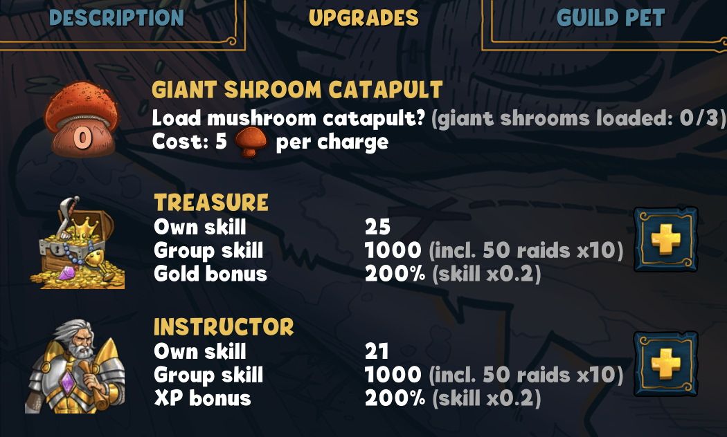 Shakes & Fidget: Guild Full Build Cost - Old vs. New