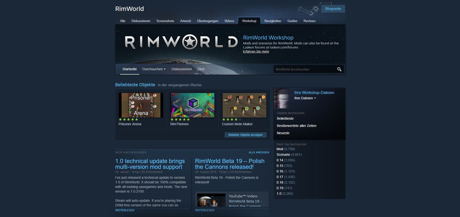 Xml rimworld. HUGSLIB RIMWORLD. Quality of Life Mods.