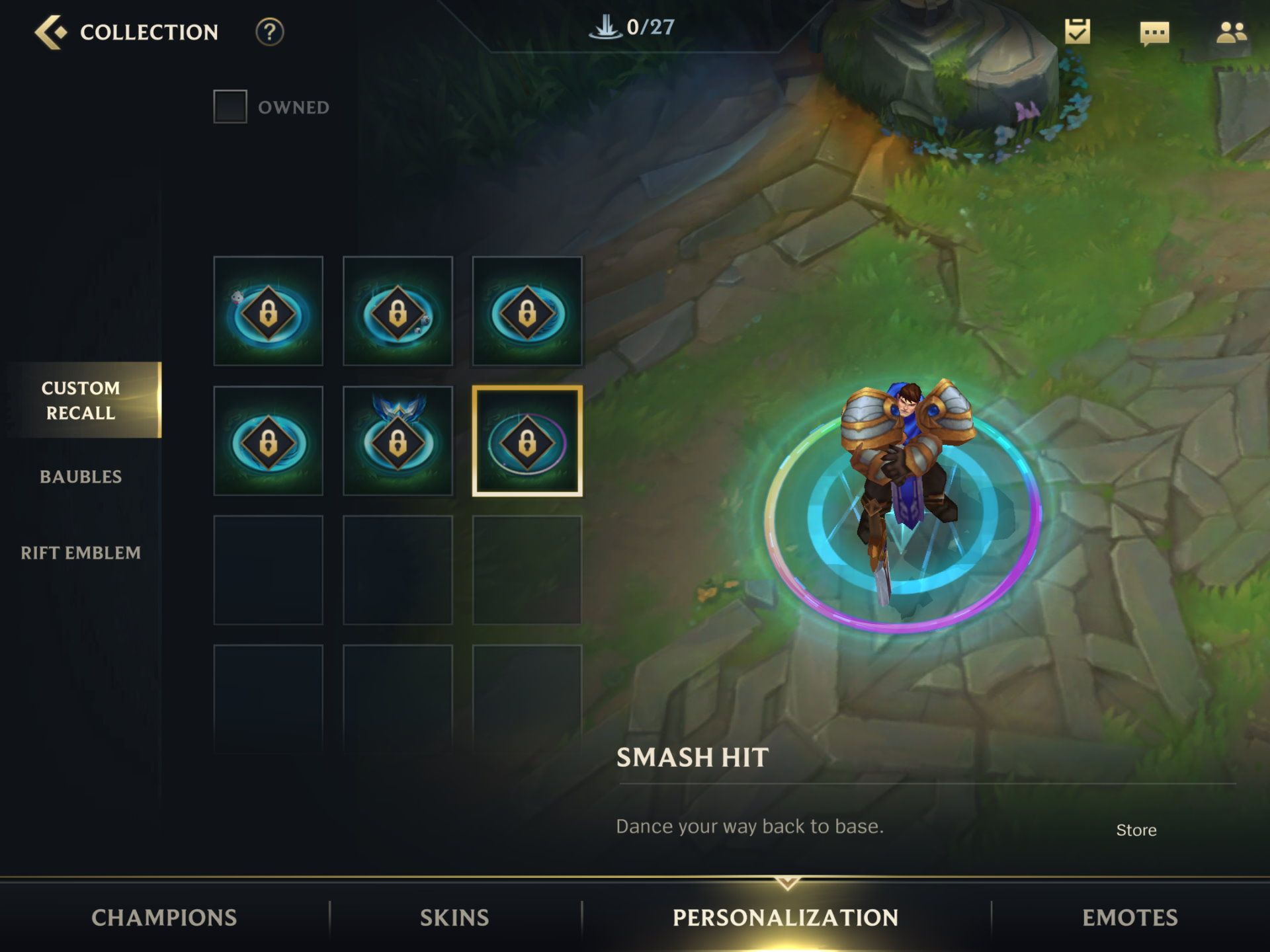 Custom Recalls in the Shop in League of Legends Wild Rift