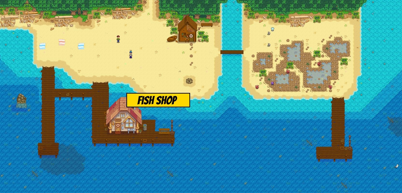 Stardew Valley: All Stores in the Overview