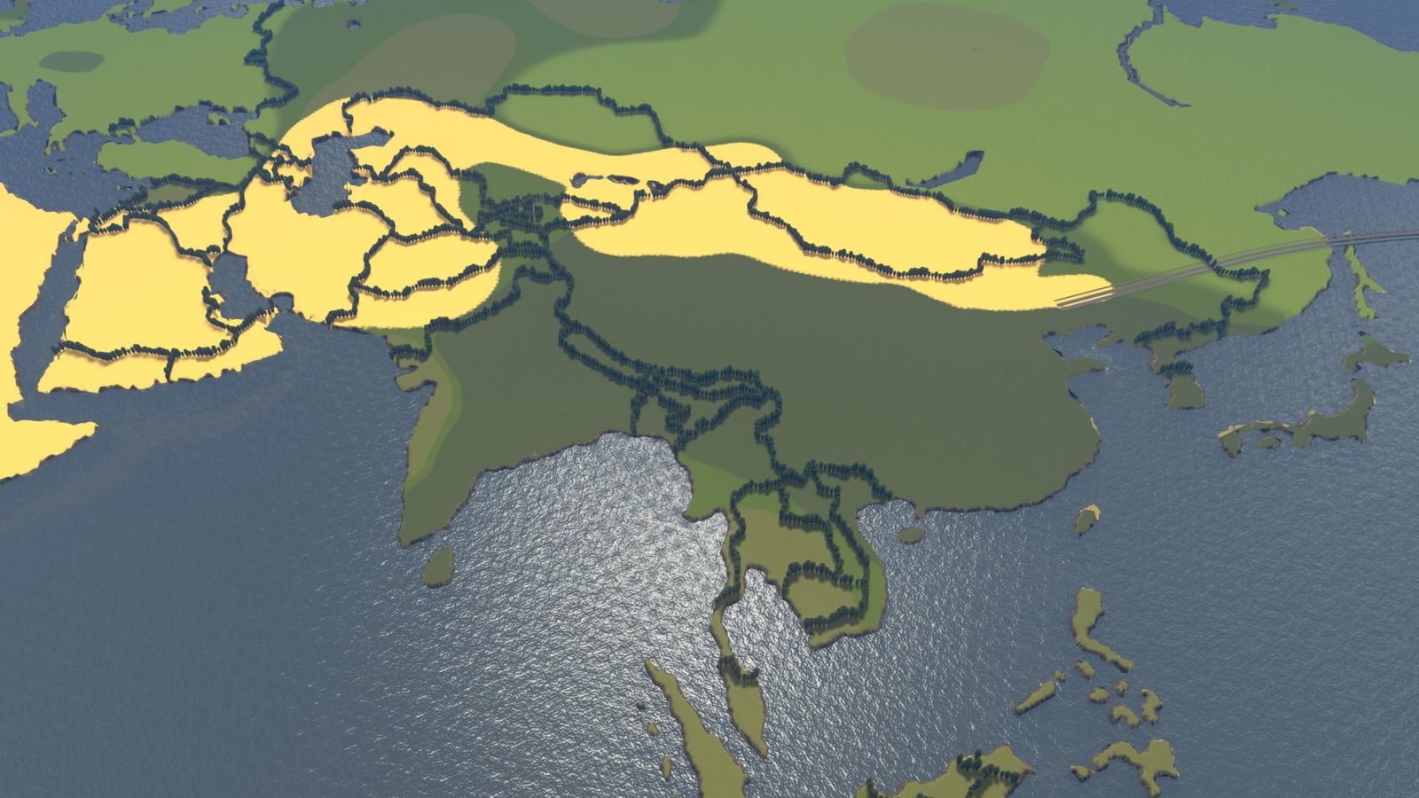 Cities Skylines: Creating the Map "Asia" - Improved Mapmaking