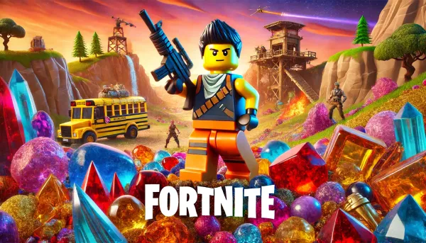 Lego Fortnite: Find amber, ruby, sapphire and malachite
